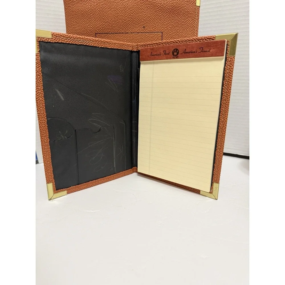 Spalding NBA Basketball Texture Folio Notepad‎ Holder Office Memo Pad Cover